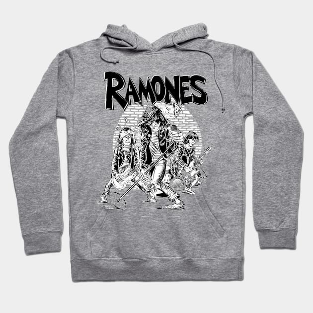 Ramones Hoodie by CosmicAngerDesign